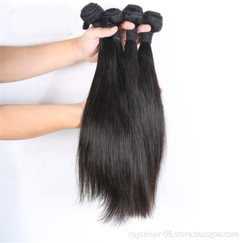 Wholesale Cheap 10a 11a 12a Indian Raw Virgin Remy Straight Hair Bundles Super Double Drawn Hair Extensions